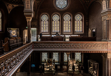 THE SPANISH SYNAGOGUE IN PRAGUE