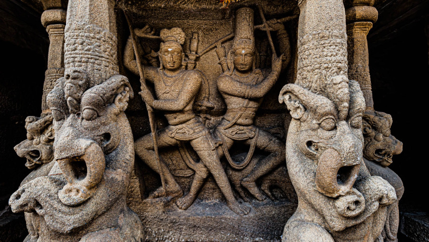 India, Tamil Nadu: Kanchipuram • Kailasanatha Temple