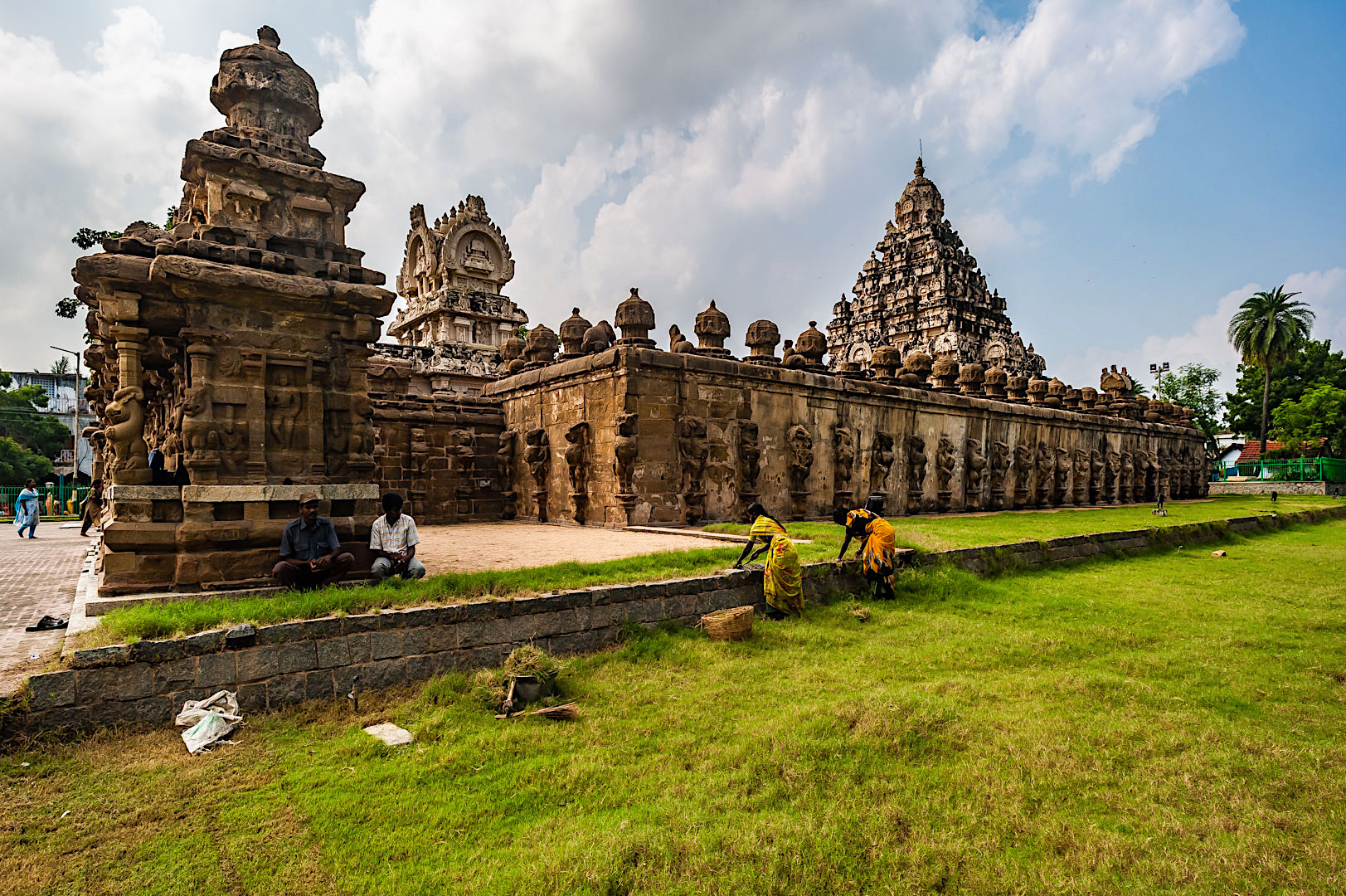 India, Tamil Nadu: Kanchipuram • Kailasanatha Temple